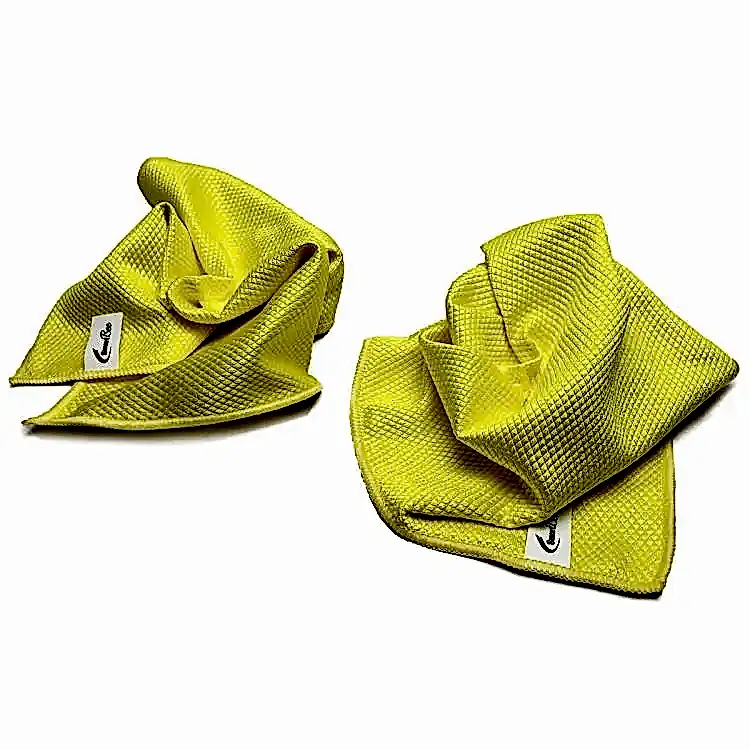 Mikrofiber Cam ve Jant Silme Bezi 50x70 235gr/m2 - Sarı