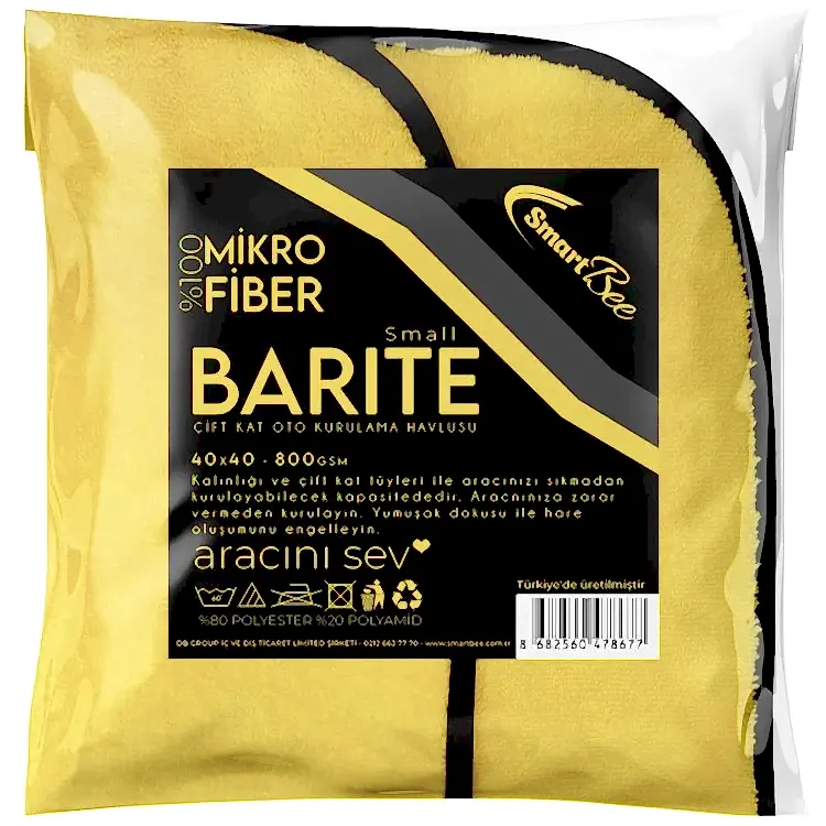 BARITE Mikrofiber Oto Kurulama Havluısu