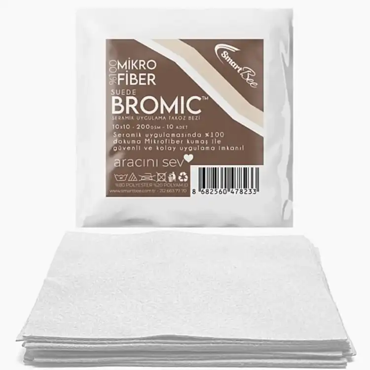 BROMIC Suede Mikrofiber Seramik Uygulama Bezi