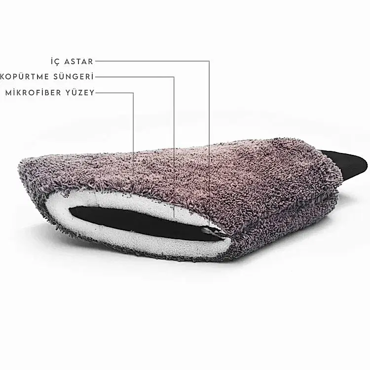BROMITT %100 Mikrofiber Oto Yıkama Eldiveni