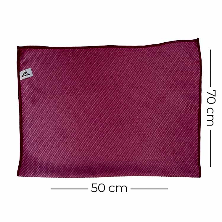 Mikrofiber Cam Silme Bezi 50x70 235gr/m2 - Pembe