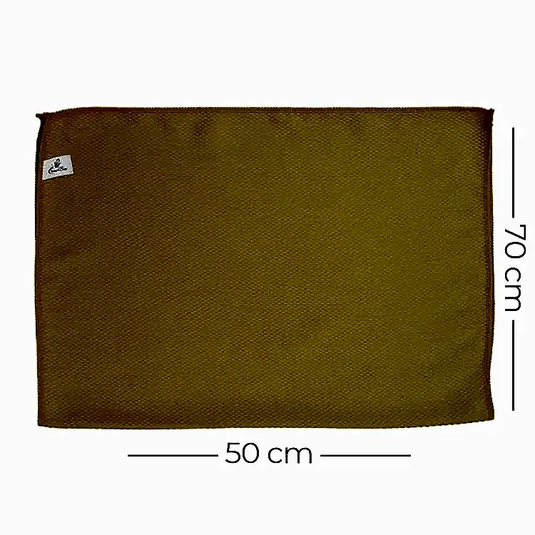 Mikrofiber Cam ve Jant Silme Bezi 50x70 235gr/m2 - Sarı