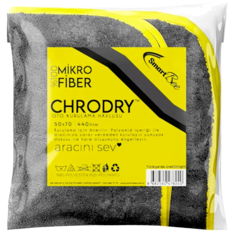 CHRODRY Mikrofiber Oto Kurulama Havlusu