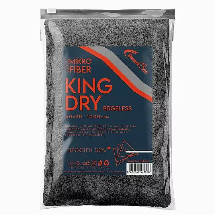 KINGDRY Edgeless Oto Kurulama Havlusu