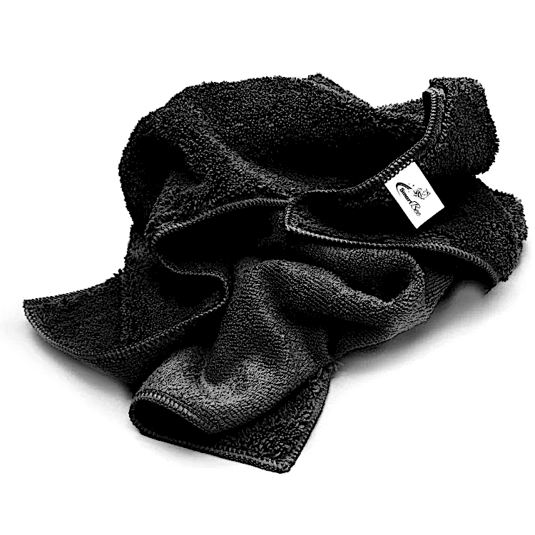 Mikrofiber Çift Yüzlü Araç Kurulama Bezi 50x70 440gr/m2 - Antrasit