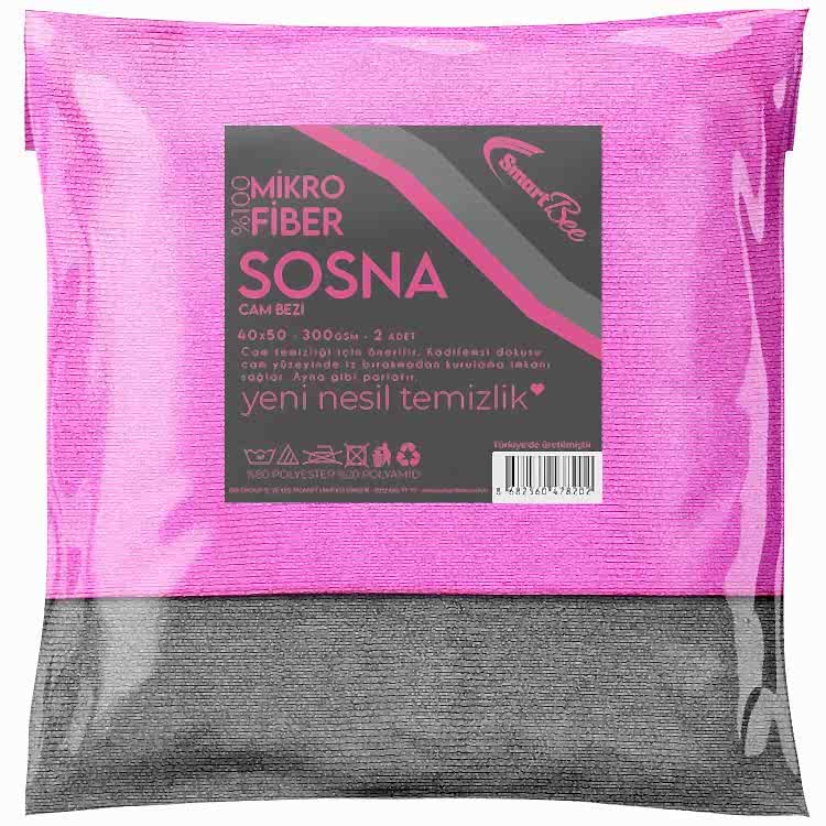SOSNA Mikrofiber Kalın Cam Bezi