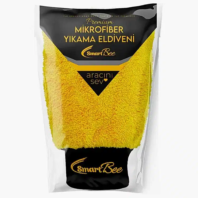 Premium Mikrofiber Araç Yıkama ve Cila Eldiveni