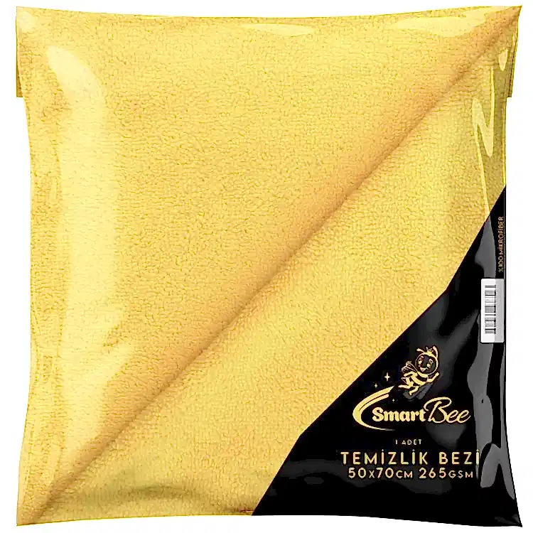 Mikrofiber Temzilik Ve Kurulama Bezi 50x70 265gr/m2 - Sarı